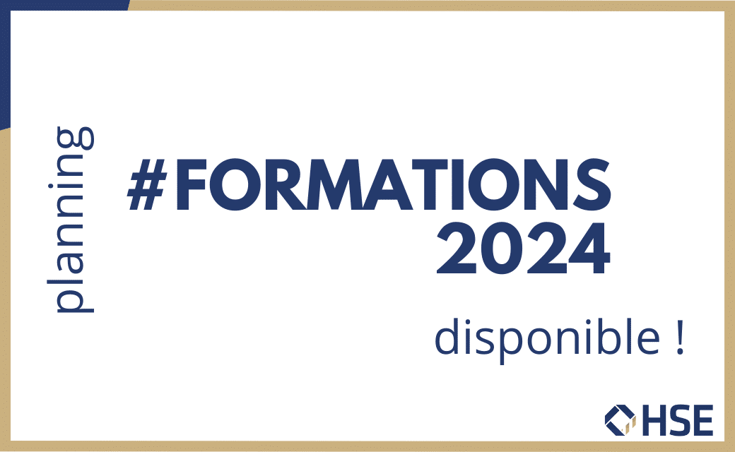 liste formations 2024 HSE Conseils SA