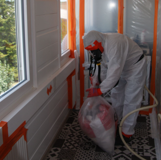 Travailleur en désamiantage